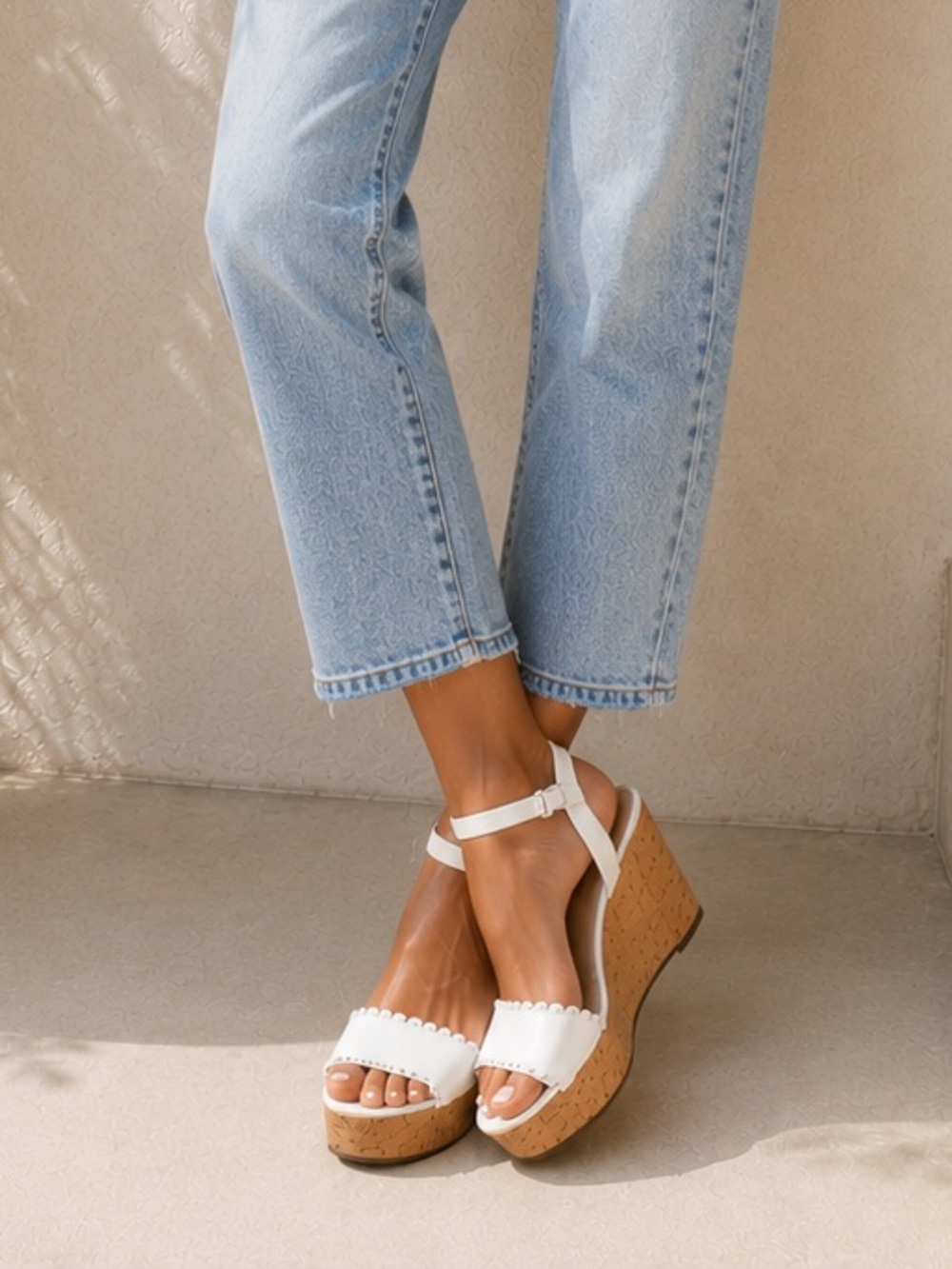 Kate Spade Frilly Platform Wedges, Size 8